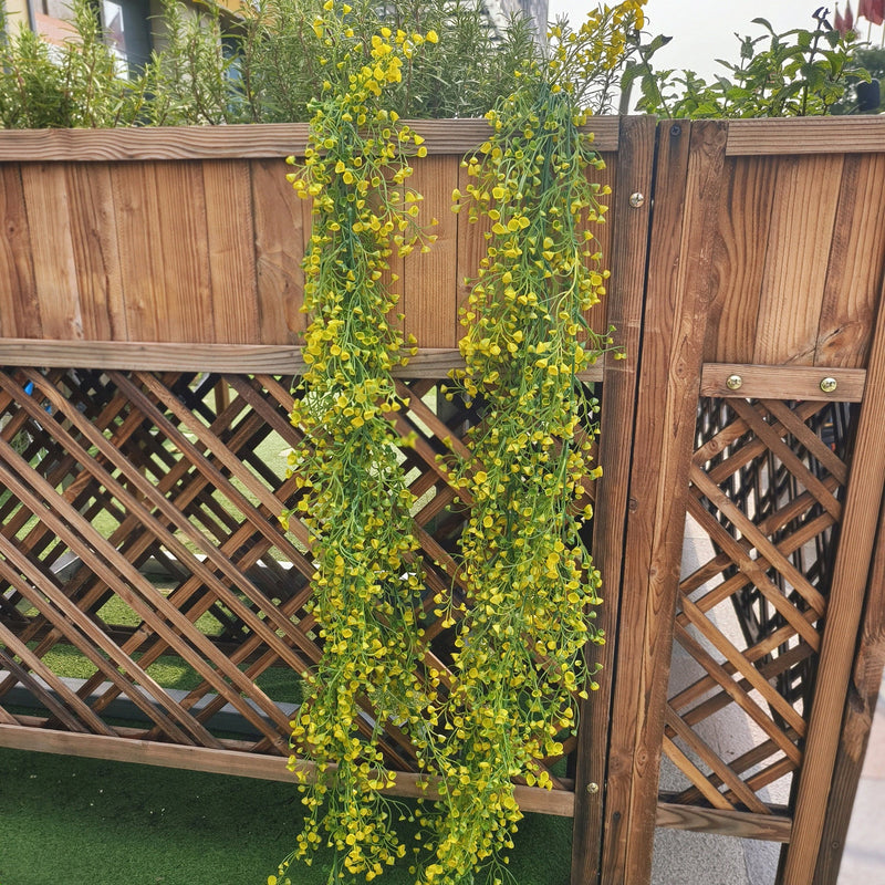 2 Pcs 3.6ft Hanging Weeping Vines UV Resistant Artificial Plants for Outdoors