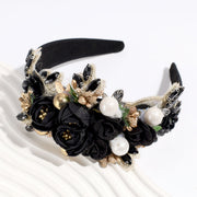 Artificial Floral Headband 10 Pcs DIY Holiday Costume Accessories Bulk Pack