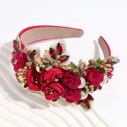 Artificial Floral Headband 10 Pcs DIY Holiday Costume Accessories Bulk Pack