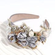 Artificial Floral Headband 10 Pcs DIY Holiday Costume Accessories Bulk Pack