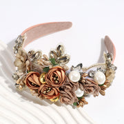 Artificial Floral Headband 10 Pcs DIY Holiday Costume Accessories Bulk Pack
