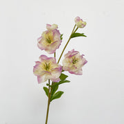 23 Inch Artificial Silk Helleborus Spray Branches 10 Pcs Bulk Wholesale