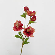 23 Inch Artificial Silk Helleborus Spray Branches 10 Pcs Bulk Wholesale