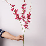 High - Quality Artificial Cymbidium Flowers, 36.6" Tall