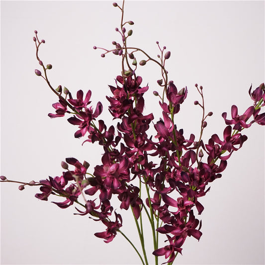 High - Quality Artificial Cymbidium Flowers, 36.6" Tall