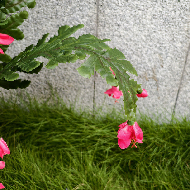 21 Inch Artificial Thanksgiving Cactus Plants 10 Pcs UV Resistant Outdoor Durable