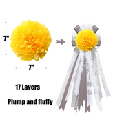 7 Inch Silk Peony Flower Heads 10 Pcs Bulk Artificial Flowers for Homecoming Crafts Party Decorations