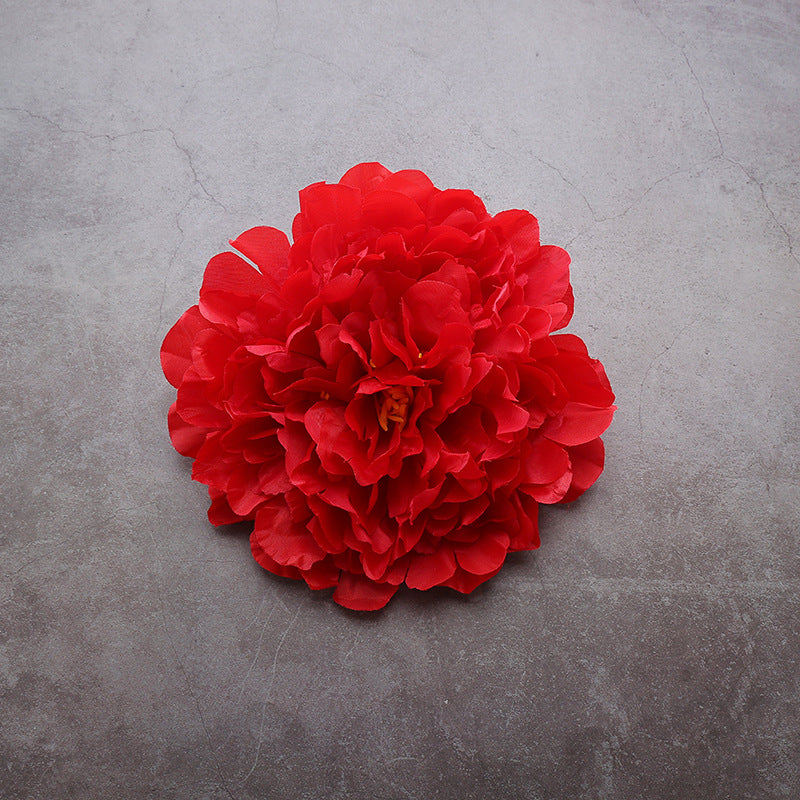 7 Inch Silk Peony Flower Heads 10 Pcs Bulk Artificial Flowers for Homecoming Crafts Party Decorations