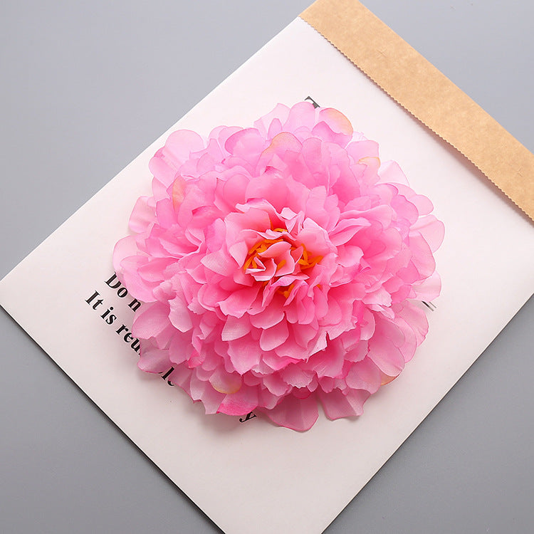 7 Inch Silk Peony Flower Heads 10 Pcs Bulk Artificial Flowers for Homecoming Crafts Party Decorations
