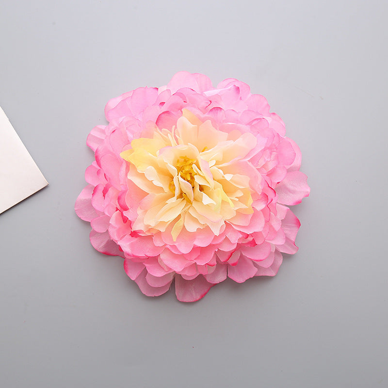 7 Inch Silk Peony Flower Heads 10 Pcs Bulk Artificial Flowers for Homecoming Crafts Party Decorations