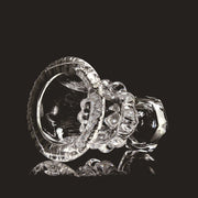 7.6 Inch Hurricane Glass Vase Bulk Quantity Clear Decorative Vase