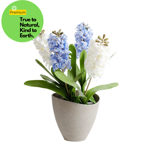 Real Touch Hyacinth Stems Pick 12 Inch Artificial Silk Flower Stem