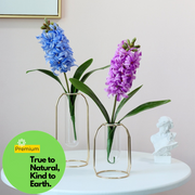 Real Touch Hyacinth Stems Pick 12 Inch Artificial Silk Flower Stem