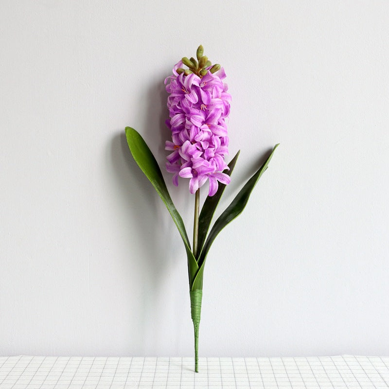 Real Touch Hyacinth Stems Pick 12 Inch Artificial Silk Flower Stem