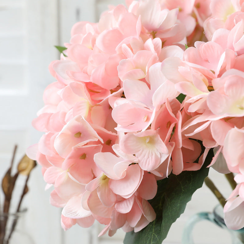 18.5 Inch Artificial Silk Hydrangea Stems Bulk Quantity