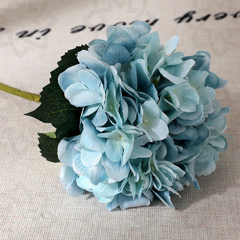 18.5 Inch Artificial Silk Hydrangea Stems Bulk Quantity