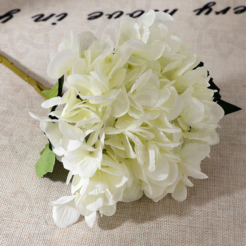18.5 Inch Artificial Silk Hydrangea Stems Bulk Quantity