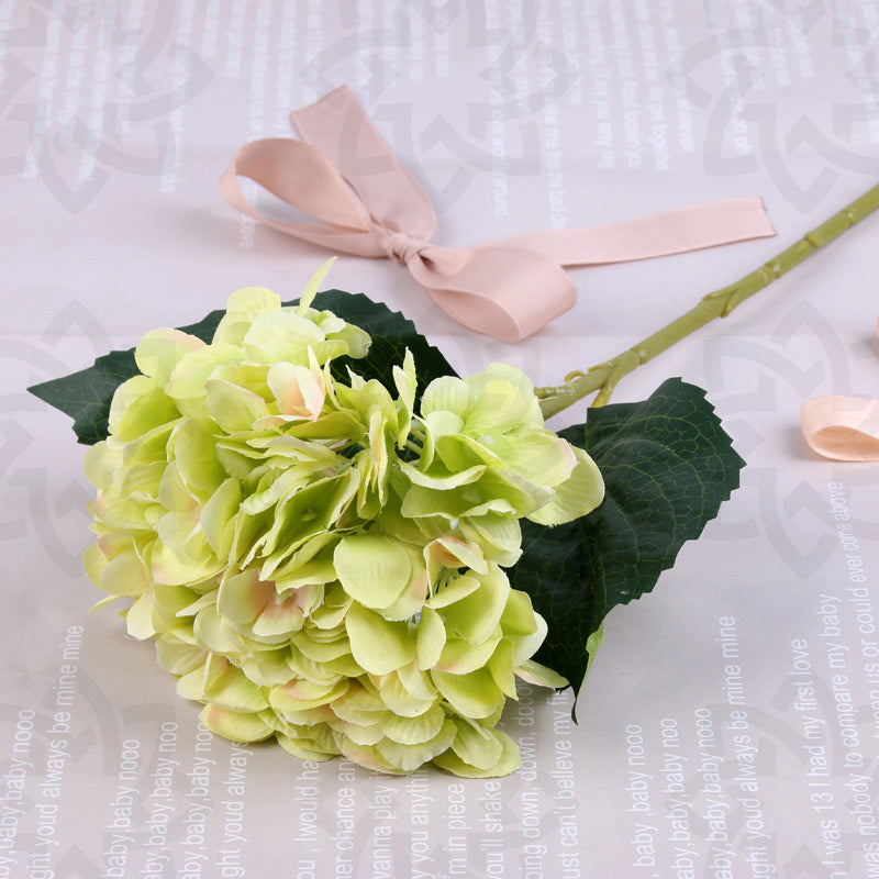 18.5 Inch Artificial Silk Hydrangea Stems Bulk Quantity