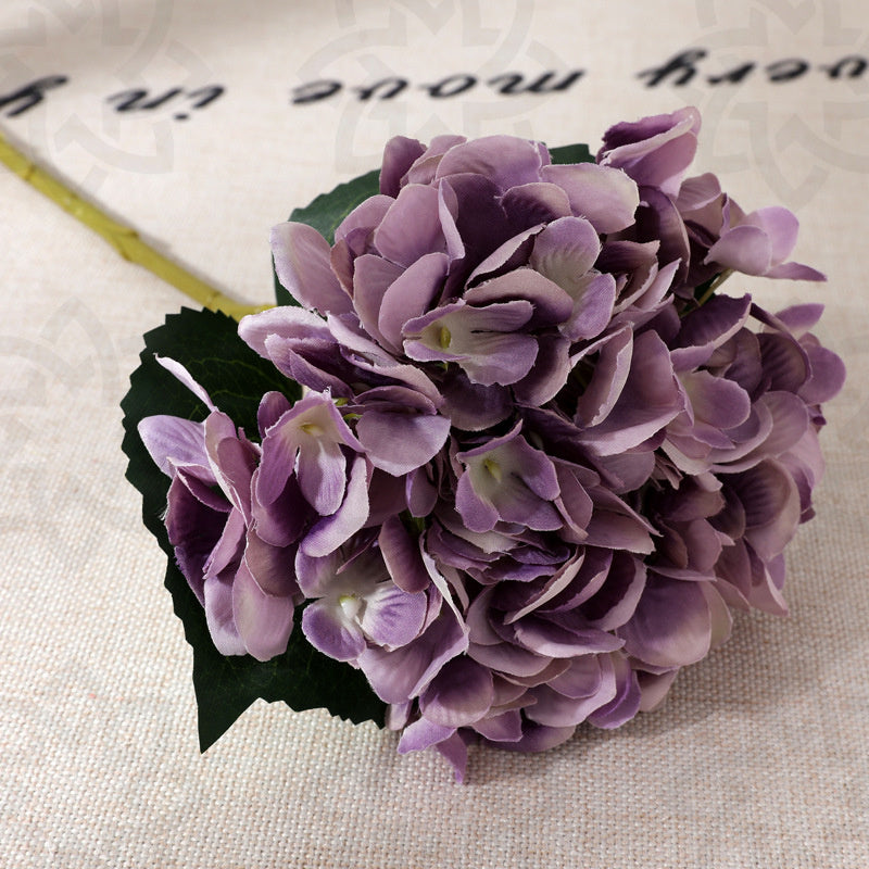18.5 Inch Artificial Silk Hydrangea Stems Bulk Quantity