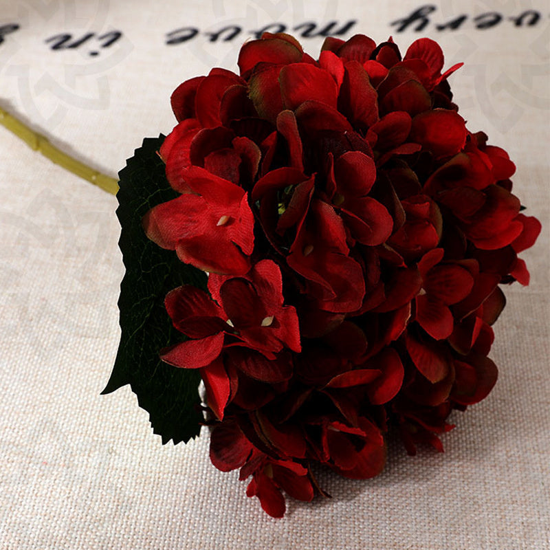 18.5 Inch Artificial Silk Hydrangea Stems Bulk Quantity