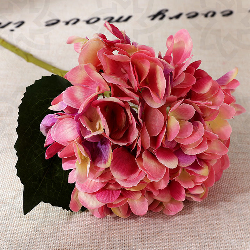 18.5 Inch Artificial Silk Hydrangea Stems Bulk Quantity