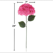 5 Pcs 24 Inch Silk Hydrangea Flower Stems Bulk for Wedding Centerpiece Party Baby Shower