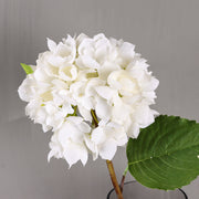 Silk Hydrangea Flowers with Stems and Leaves, 10 Pcs, Artificial Floral Arrangement for Home Wedding Party Table Decor