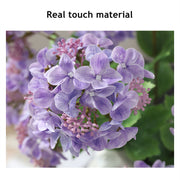 2 Pcs 18.8 Inch Artificial Hydrangea Stems with Fruits Real Touch Silk Flowers