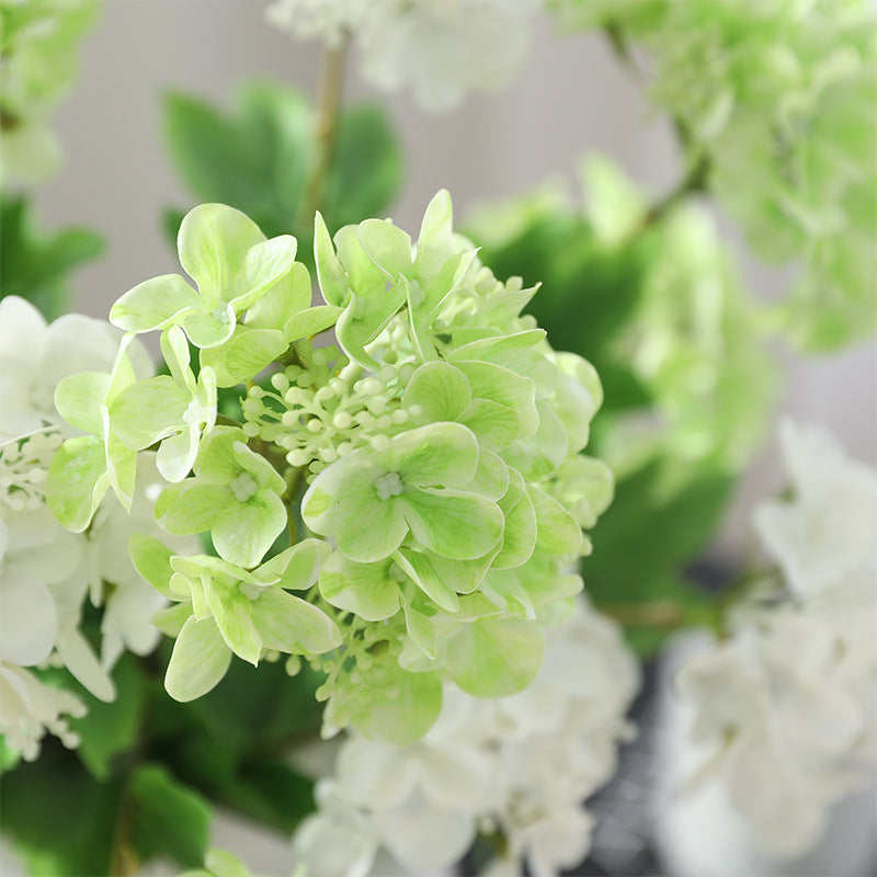 2 Pcs 18.8 Inch Artificial Hydrangea Stems with Fruits Real Touch Silk Flowers