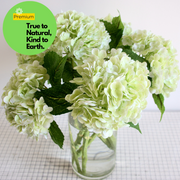 Real Touch Hydrangea Stem 20 Inch Artificial Silk Flower