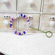 Independence Day Beads Hanging Ornaments Bulk Quantity Artificial Stems