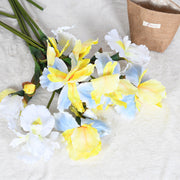 30 Inch Artificial Silk Iris Stem Flower 1 Pc for Christian Flower Arrangements