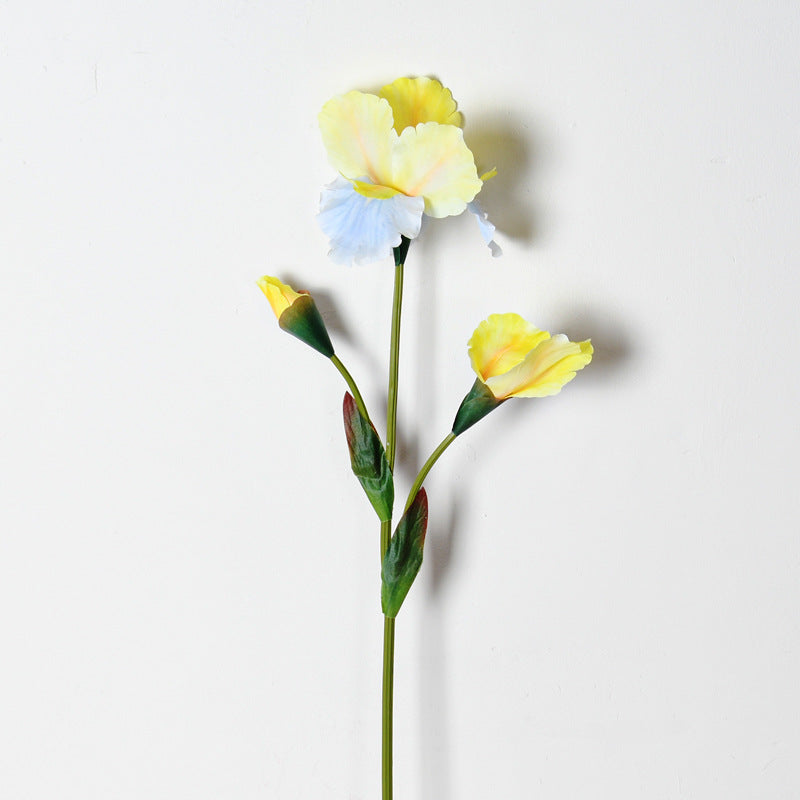 30 Inch Artificial Silk Iris Stem Flower 1 Pc for Christian Flower Arrangements