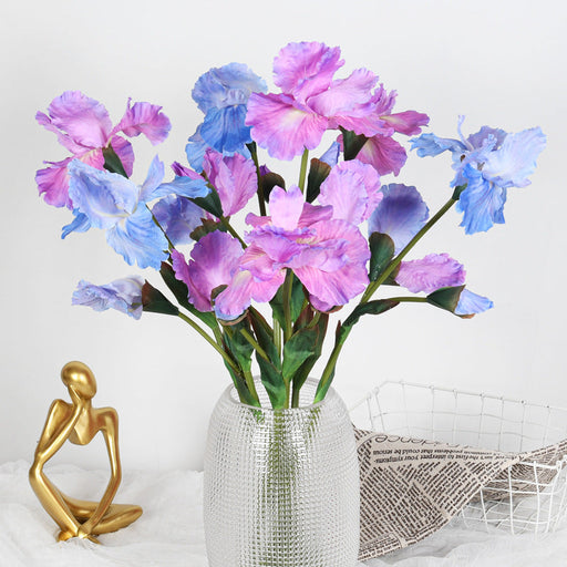 30 Inch Artificial Silk Iris Stem Flower 1 Pc for Christian Flower Arrangements
