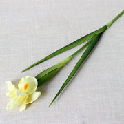 23 Inch Artificial Iris Stems 10 Pcs Real Touch Silk Flowers Bulk Wholesale