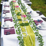 Artificial Ivy Leaf Vines 10 Pcs Silk Hanging Ivy Leaves for Home Kitchen Garden Wedding Wall Decor