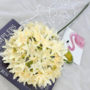 28.3 Inch Artificial Silk Ixora Flower Stems Bulk Quantity