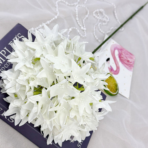 28.3 Inch Artificial Silk Ixora Flower Stems Bulk Quantity