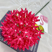 28.3 Inch Artificial Silk Ixora Flower Stems Bulk Quantity