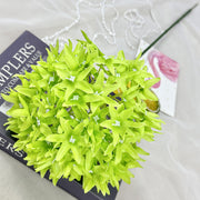 28.3 Inch Artificial Silk Ixora Flower Stems Bulk Quantity