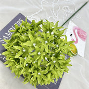 28.3 Inch Artificial Silk Ixora Flower Stems Bulk Quantity