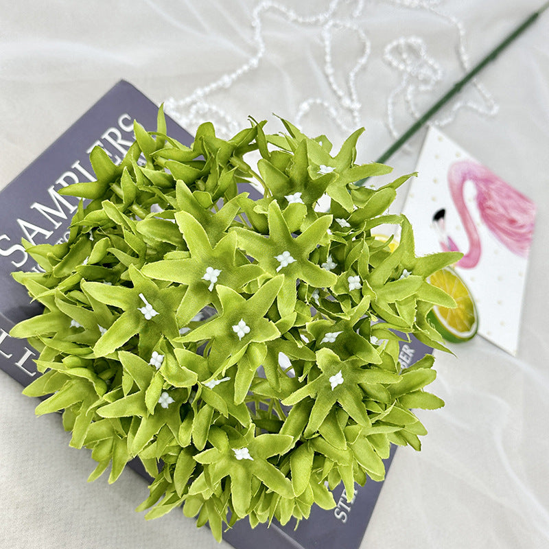 28.3 Inch Artificial Silk Ixora Flower Stems Bulk Quantity