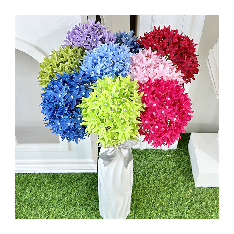 28.3 Inch Artificial Silk Ixora Flower Stems Bulk Quantity