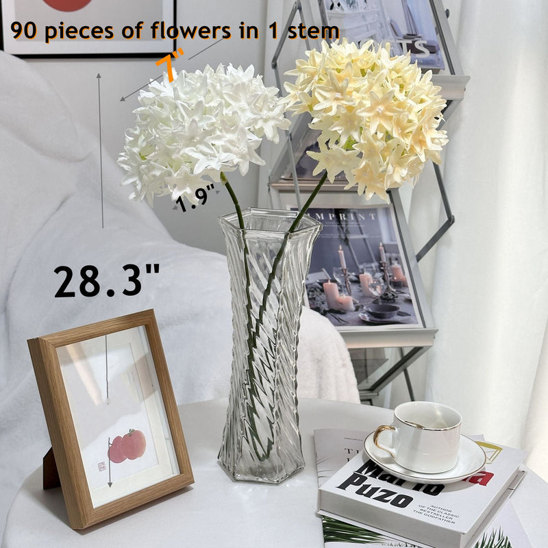 28.3 Inch Artificial Silk Ixora Flower Stems Bulk Quantity