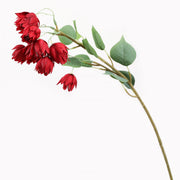 January Birth Flower Snowdrop Artificial Silk Flower Stem Bulk Wholesale 10 Pcs