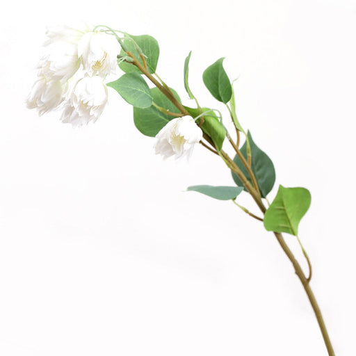 January Birth Flower Snowdrop Artificial Silk Flower Stem Bulk Wholesale 10 Pcs