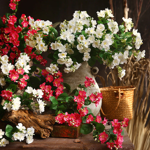 24 Inch Artificial Silk Jasmine Stems 10 Pcs Bulk Wholesale Flowers