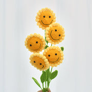Artificial Sunflower Stems 10 Pcs 12 Inch Yellow Silk Handmade Craft Flowers