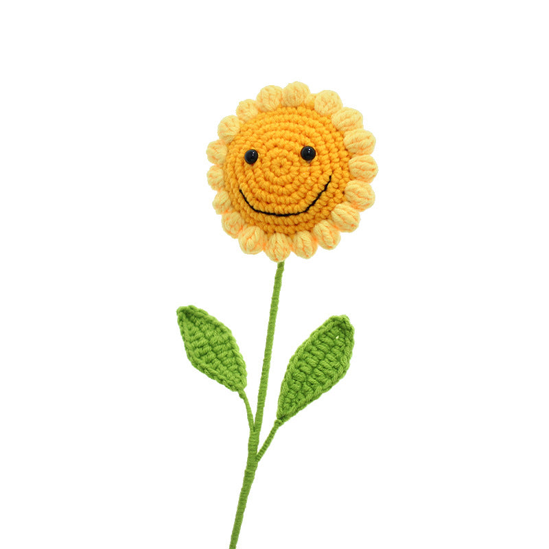 Artificial Sunflower Stems 10 Pcs 12 Inch Yellow Silk Handmade Craft Flowers