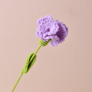 Handmade Crochet Artificial Wool Carnation Flowers, Bulk Quantity for Gift, Anniversary, Mother's Day